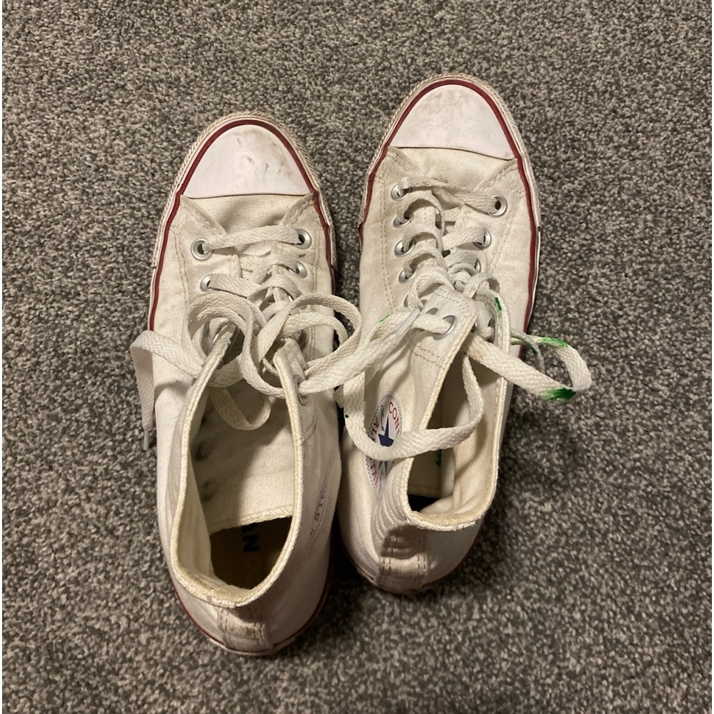 White Converse, size 9